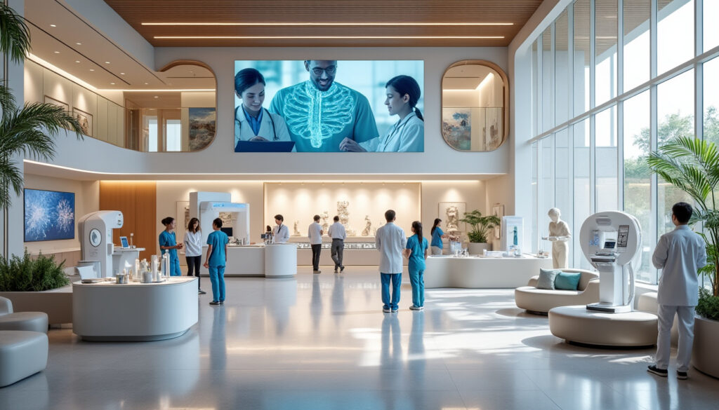 explorez les services de santé complets offerts par le centre médical du musée, alliant expertise médicale et environnement unique pour votre bien-être.