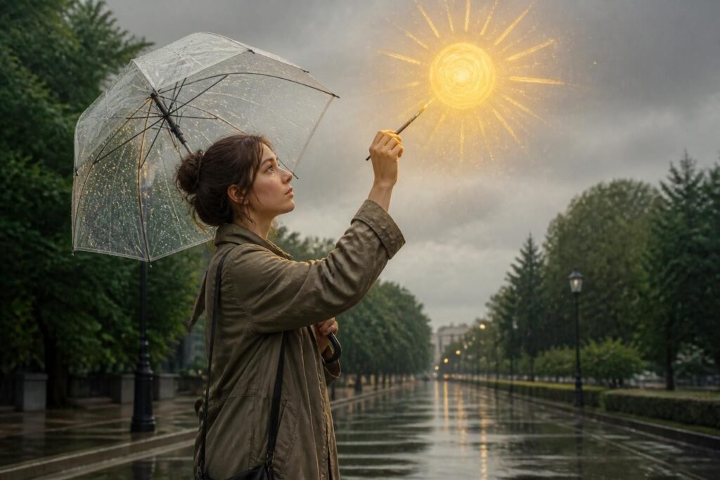 découvrez la signification profonde de « elle viendra un jour de pluie dessiner le soleil » et apprenez-en plus sur son auteur.