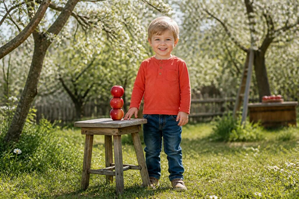 découvrez l'origine et la signification de l'expression française « être haut comme trois pommes », une image familière pour décrire la petite taille.
