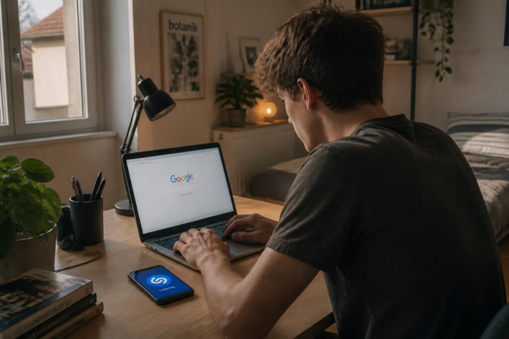 découvrez comment retrouver facilement une chanson en utilisant quelques paroles grâce à google et shazam. suivez notre guide simple et rapide pour identifier vos morceaux préférés.