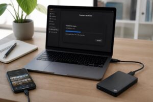 découvrez comment transférer facilement vos photos iphone vers un pc ou un disque dur externe pour libérer de l'espace et sécuriser vos souvenirs précieux.