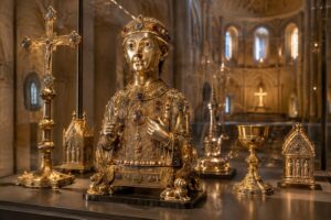 découvrez le trésor de conques : horaires de visite, photos et histoire fascinante de ses chefs-d’œuvre d’orfèvrerie médiévale.