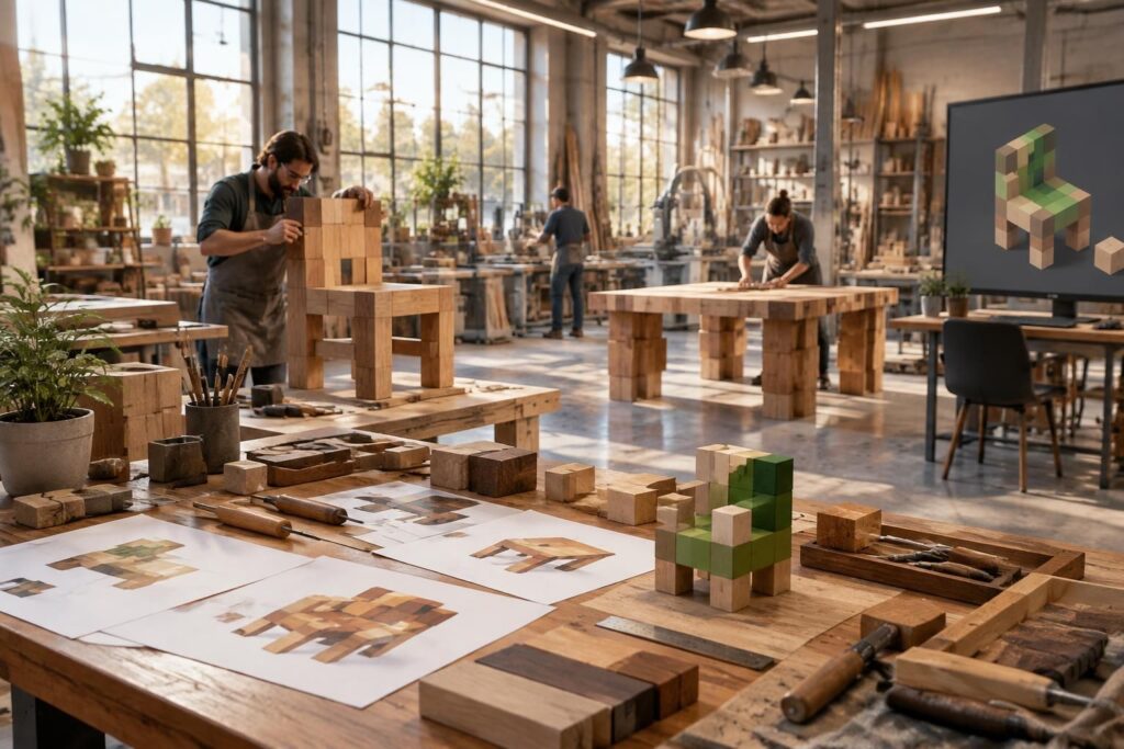 découvrez les concepts d’usine à design, des créations minecraft aux méthodes de fabrication de meubles, avec des exemples pour nourrir votre inspiration.